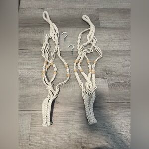 Elegant White Plant Hangers